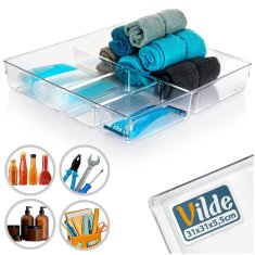 Vilde Organizator predalov s predelki 31x31x5,5 cm