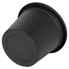 Artemis 3x črn plastični vrtni lonec za rastline, rože, zelišča 14,5x11 cm