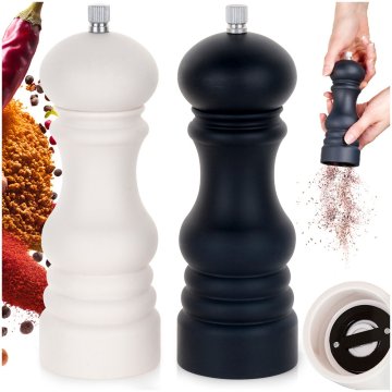 shumee 2x Mlinček za poper, Mlinčki za sol in začimbe Set za mletje začimb