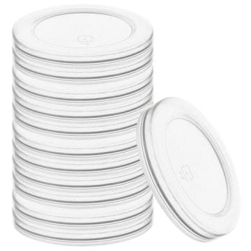 Orion Pokrovček za kozarec za jogurt 6,8 cm 12 kosov.