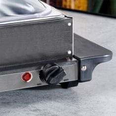 Artemis Električni grelnik hrane za bifejske jedi, prenosne posode Bain Marie