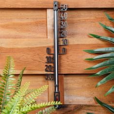 shumee Termometer Zunanji Notranji Vrt Balkon Stenski Viseči 27 cm