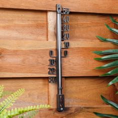 shumee Termometer Zunanji Notranji Vrt Balkon Stenski Viseči 27 cm