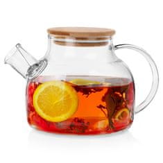 Artemis Stekleni vrč za kavo, čaj, zelišča, kuhano vino, tople in hladne napitke 1L