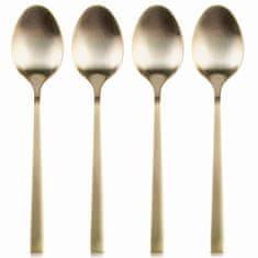 shumee Zlate jeklene čajne žličke, 4 kosi.