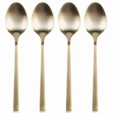 shumee 4x zlate žličke za čaj, kavo, sladice. Majhne žličke. Set žličk