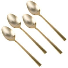 shumee Zlate jeklene čajne žličke, 4 kosi.