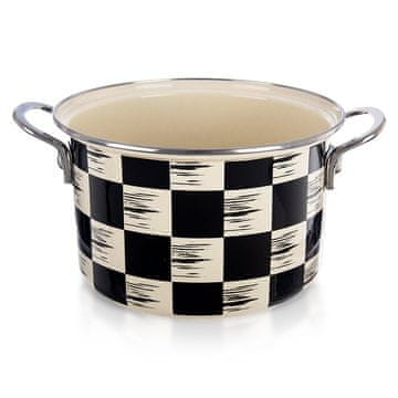 Orion Emajliran lonec CHECKERBOARD 20 cm, 3 l