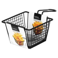 shumee Košarica za pomfrit črna 22x13x8 cm