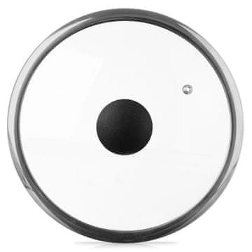 shumee Steklen pokrov za lonec na pritisk 23 cm