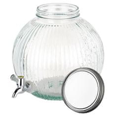 Artemis Stekleni kozarec za pijačo s pipo 5,5 l