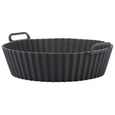 shumee Silikonski vložek za cvrtnik brez maščobe, siv, 20 cm