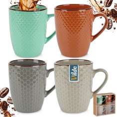 shumee Keramične skodelice 400 ml 4 kosi.