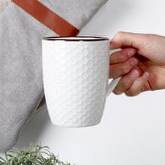 shumee Bele keramične skodelice 400 ml 4 kosi.