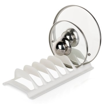 shumee Bel pokrov in stojalo za krožnike 30x13,5x6 cm