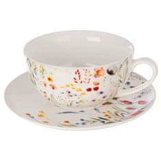 Artemis Maki porcelanasti vrč s skodelico za kuhanje kave, čaja in zelišč