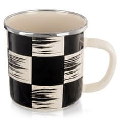 shumee Emajliran vrček CHECKERBOARD 400 ml