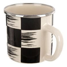 shumee Emajliran vrček CHECKERBOARD 400 ml