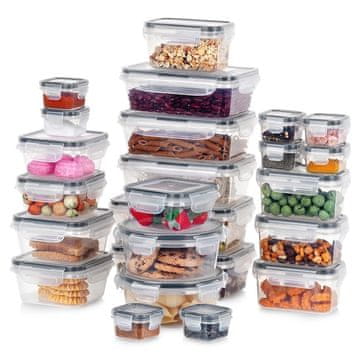 shumee Posode za hrano s pokrovom in tesnilom 24 kosov.