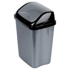 Artemis Plastični nagibni koš za odpadke za pisarno, kopalnico, kuhinjo, 26 l