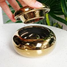 shumee Zlati dolomitni pepelnik, okrogel, 11 cm