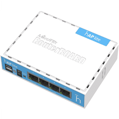 Mikrotik | hAP Lite Classic | RB941-2nD | 802.11n | 10/100 Mbit/s | Vrata Ethernet LAN (RJ-45) 4 | Podpora za mesh Ne | MU-MiMO Ne | Ne mobilni širokopasovni dostop | Tip antene Notranja | 1xUSB | 12 mesecev