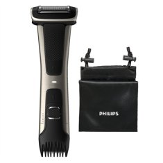 shumee Philips | Brivnik za telo, primeren za prhanje | BG7025/15 | Brivnik za telo | Število stopenj dolžine 5 | Črna/nerjaveča