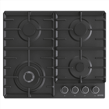 shumee Gorenje | Štedilnik | GW642AB | Plinska | Število gorilnikov/kuhalnih con 4 | Gumbi | Črna