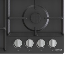 shumee Gorenje | Štedilnik | GW641EXB | Plinska | Število gorilnikov/kuhalnih con 4 | Gumbi | Črna