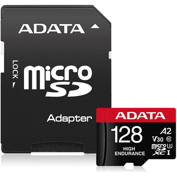 shumee ADATA | Pomnilniška kartica AUSDX128GUI3V30SHA2-RA1 | 128 GB | MicroSDXC | Flash pomnilnik razreda 10 | Adapter