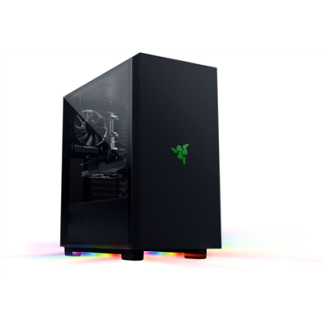shumee Razer | Igralno ohišje | Tomahawk ATX z Razer Chroma RGB | Stransko okno | Črna | Srednje velik stolp | Napajalnik priložen | Ne | 210 mm ATX