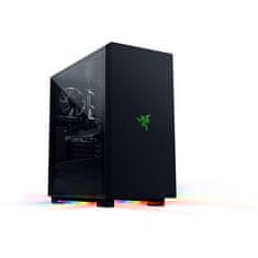shumee Razer | Igralno ohišje | Tomahawk ATX z Razer Chroma RGB | Stransko okno | Črna | Srednje velik stolp | Napajalnik priložen | Ne | 210 mm ATX