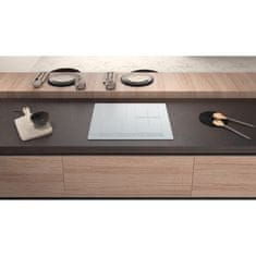 shumee Hotpoint | HB 8460B NE/W | Štedilnik | Indukcija | Število gorilnikov/kuhalnih con 4 | Na dotik | Časovnik | Bela