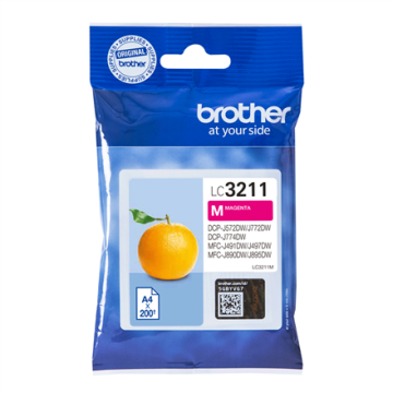 shumee Brother LC | 3211M | Magenta | Kartuša s črnilom | 200 strani