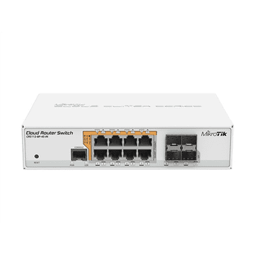 Mikrotik MikroTik | Usmerjevalnik v oblaku CRS112-8P-4S-IN | Količina SFP vrat 4 | 12 mesecev | Namizni računalnik | Količina 1 Gbps (RJ-45) vrat 8 | Spletno upravljanje
