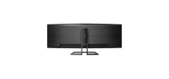 shumee Philips P-linija | 498P9 | 49 palcev | VA | Dvojni štirikolesni HD 5120 x 1440 pri 70 Hz | 450 cd/m² | 2xHDMI, DisplayPort | Višina, vrtenje, nagib | Zvočnik(-i)