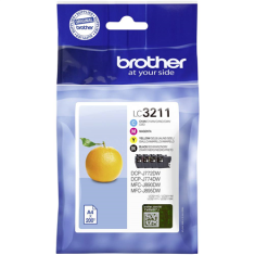 shumee Brother | 3211 | Črna | Rumena | Cian | Magenta | Kartuša s črnilom | 200 strani