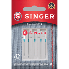 shumee Singer | Igla za šivanje Topstitch 90/14 5PK kovinska nit