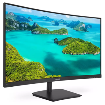 shumee Philips E-line | 241E1SCA | 24 palcev | VA | Full HD (1080p) 1920 x 1080 pri 75 Hz | 250 cd/m² | HDMI, VGA | Nagib | Zvočnik(-i)