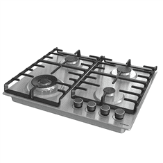 shumee Gorenje | Štedilnik | GW642ABX | Plinska | Število gorilnikov/kuhalnih con: 4 | Gumbi | Nerjaveče jeklo