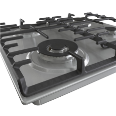 shumee Gorenje | Štedilnik | GW642ABX | Plinska | Število gorilnikov/kuhalnih con: 4 | Gumbi | Nerjaveče jeklo