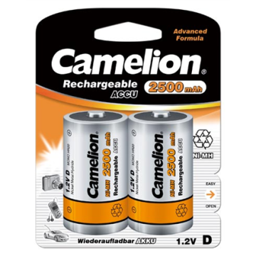 shumee Camelion | D/HR20 | 2500 mAh | Ni-MH baterije | 2 kosa.