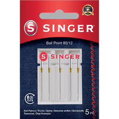 shumee Singer | Igla s kroglično konico 80/12 5PK za pletenine