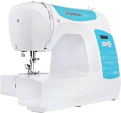 shumee Singer | Šivalni stroj | C5205-TQ | Število šivov: 80 | Število gumbnic: 1 | Bela/Turkizna