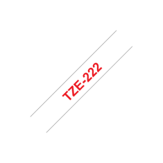 shumee Brother | 222 | Laminiran trak | Termo | Rdeč na belem | Rola (0,9 cm x 8 m)