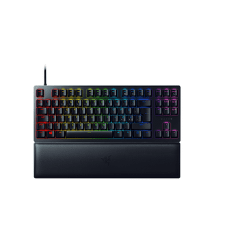 shumee Razer | Huntsman V2 Tenkeyless | Igralna tipkovnica | Optična igralna tipkovnica | RGB LED lučka | NORD | Črna | Žična | Vijolično stikalo s klikom