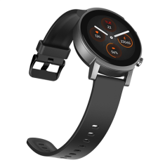 shumee Mobvoi Ticwatch | E3 | Pametna ura | Polikarbonat | Steklena vlakna | Črna | Siva | Google Pay | Vodoodporna
