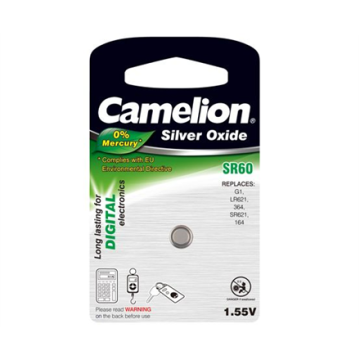 shumee Camelion | SR60W/G1/364 | Baterije iz srebrovega oksida | 1 kos.