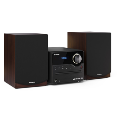 shumee Sharp | Mikro Hi-Fi sistem | XL-B517D(BR) | Rjava | USB vhod | AUX vhod | Bluetooth | CD predvajalnik | FM radio | Brezžična povezava