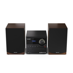 shumee Sharp | Mikro Hi-Fi sistem | XL-B517D(BR) | Rjava | USB vhod | AUX vhod | Bluetooth | CD predvajalnik | FM radio | Brezžična povezava